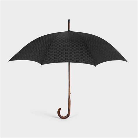 celine umbrella|UMBRELLA IN TRIOMPHE JACQUARD TEXTILE .